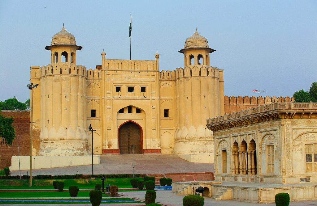 Hazuri Bagh Lahore Fort